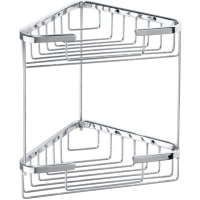 Étagère d’angle chromée Bemeta Cytro - Corner Shelf - Publicité Étagère d’angle chromée Bemeta Cytro - Corner Shelf - Publicité