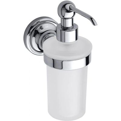 Dispensador de jabón Ricordi de latón y cromo Bemeta Dispensador de jabón Ricordi de latón y cromo Bemeta