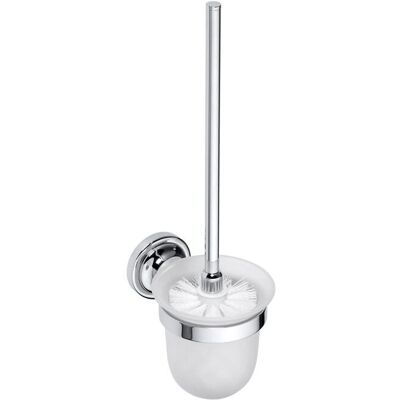 Brosse WC Murale Rétro Chrome Bemeta - 11x36x15 cm - Publicité Brosse WC Murale Rétro Chrome Bemeta - 11x36x15 cm - Publicité
