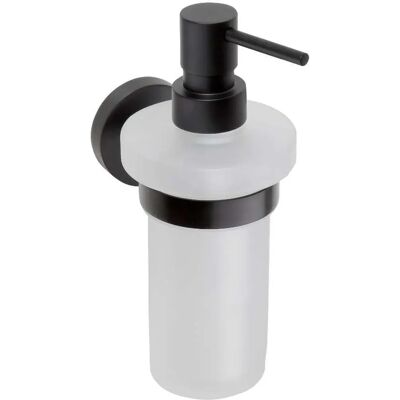 Dispensador de jabón de latón negro de pared - Diseño moderno - 230ml Dispensador de jabón de latón negro de pared - Diseño moderno - 230ml