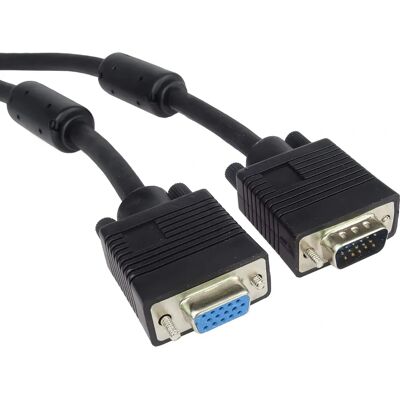 PremiumCord VGA extension cable - 20m, Coaxial, DDC2, Black PremiumCord VGA extension cable - 20m, Coaxial, DDC2, Black