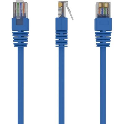 Gembird PP12-1M/B síťový kabel - Modrý - Síťový kabel Gembird PP12-1M/B síťový kabel - Modrý - Síťový kabel