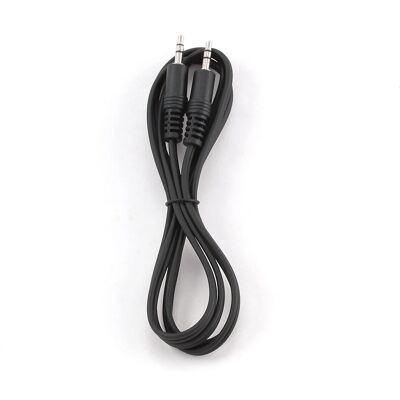 Câble audio Gembird 1,2m 3,5mm - Noir - Publicité Câble audio Gembird 1,2m 3,5mm - Noir - Publicité