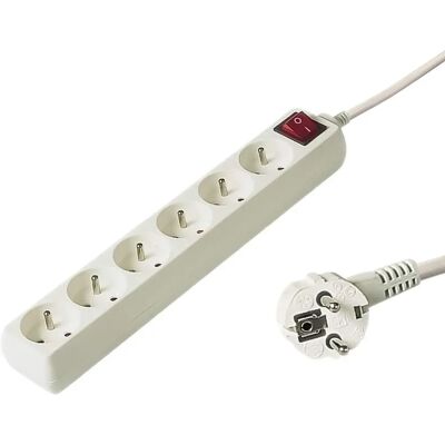 PremiumCord Steckdosenleiste PP6K-10 - 6 Steckdosen PremiumCord Steckdosenleiste PP6K-10 - 6 Steckdosen