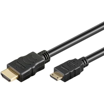 PremiumCord kphdmac2 2m HDMI Cable - HDMI Type A Mini - Black PremiumCord kphdmac2 2m HDMI Cable - HDMI Type A Mini - Black