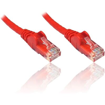 PremiumCord Ethernet LAN Patch Kabel - Rood - 5M - Cat6 PremiumCord Ethernet LAN Patch Kabel - Rood - 5M - Cat6