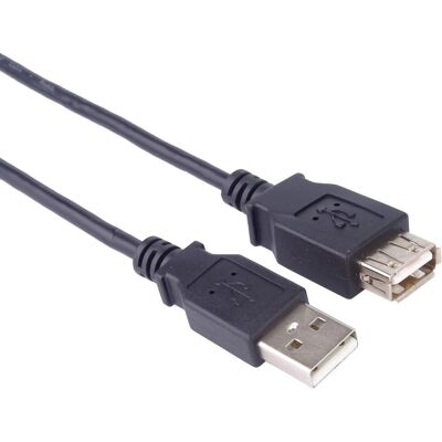 PremiumCord USB Kabel - 1m Schwarz USB 2.0 Verlängerung PremiumCord USB Kabel - 1m Schwarz USB 2.0 Verlängerung