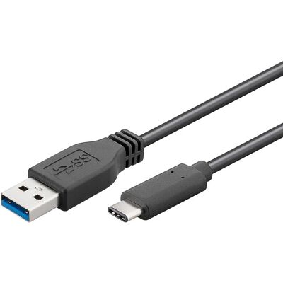 Cabo USB PremiumCord - 0,5m USB 3.2 Gen 1 Preto Cabo USB PremiumCord - 0,5m USB 3.2 Gen 1 Preto