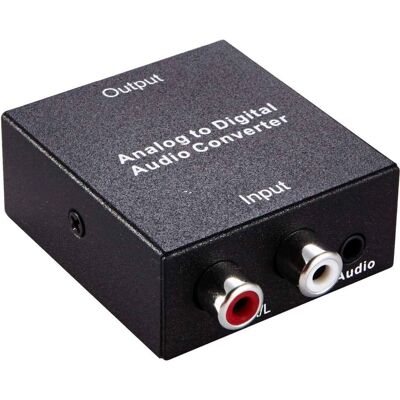 PremiumCord Schwarzer Analog-zu-Digital-Audio-Konverter - Audio-Konverter PremiumCord Schwarzer Analog-zu-Digital-Audio-Konverter - Audio-Konverter
