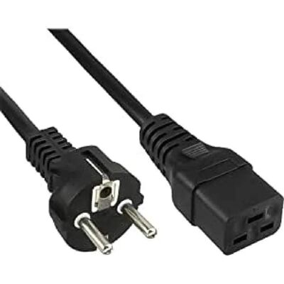 Kabel zasilający PremiumCord 230V 16A 1,5m IEC 320 C19 Kabel zasilający PremiumCord 230V 16A 1,5m IEC 320 C19