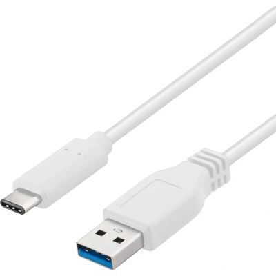 PremiumCord USB-C és USB 3.0 kábel 2m - Gyors Adatátvitel, Fehér PremiumCord USB-C és USB 3.0 kábel 2m - Gyors Adatátvitel, Fehér
