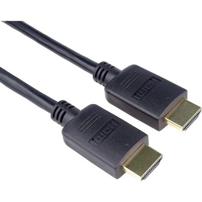 Câble HDMI 2.0 Haute Vitesse avec Ethernet - 5m Noir - Publicité Câble HDMI 2.0 Haute Vitesse avec Ethernet - 5m Noir - Publicité