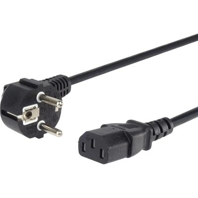 PremiumCord kpsp5 - Kabel sieciowy, 5m, czarny PremiumCord kpsp5 - Kabel sieciowy, 5m, czarny