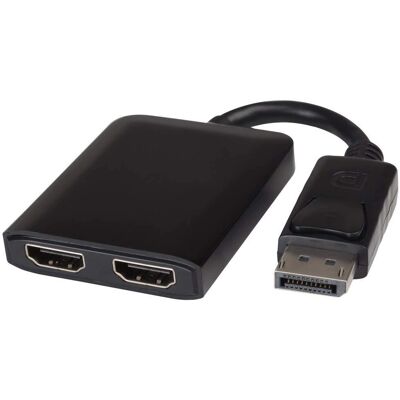 Adapter MST PremiumCord DisplayPort na 2x HDMI - 4K@60Hz, Full HD, 20cm Adapter MST PremiumCord DisplayPort na 2x HDMI - 4K@60Hz, Full HD, 20cm