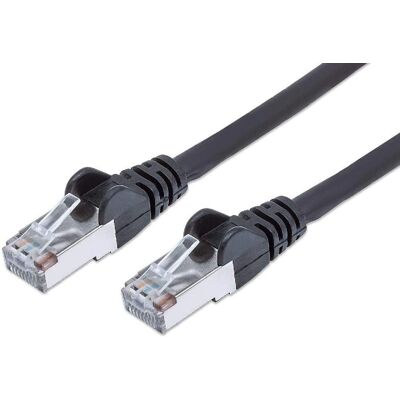 PremiumCord Ethernet-Kabel - 1M - Cat6a - Schwarz - Für 10Gbit/s Netzwerke PremiumCord Ethernet-Kabel - 1M - Cat6a - Schwarz - Für 10Gbit/s Netzwerke