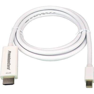 Kabel Premiumcord Mini DisplayPort na HDMI - 4K@60Hz, 2M Kabel Premiumcord Mini DisplayPort na HDMI - 4K@60Hz, 2M