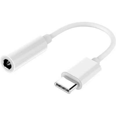 Premiumcord USB-C audio-adapter - 3,5mm, 10cm, Wit Premiumcord USB-C audio-adapter - 3,5mm, 10cm, Wit