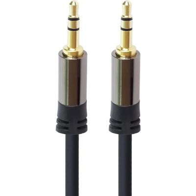 Premiumcord 3,5 mm hangkábel - 1,5M M/M Premiumcord 3,5 mm hangkábel - 1,5M M/M
