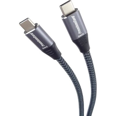 PREMIUMCORD USB 3.2 Type C 2m Schwarz-Grau - USB Kabel PREMIUMCORD USB 3.2 Type C 2m Schwarz-Grau - USB Kabel