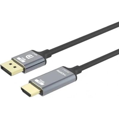PremiumCord DisplayPort 1.4 zu HDMI 2.1 Kabel - 8K@60Hz, 4K@144Hz - 2m PremiumCord DisplayPort 1.4 zu HDMI 2.1 Kabel - 8K@60Hz, 4K@144Hz - 2m