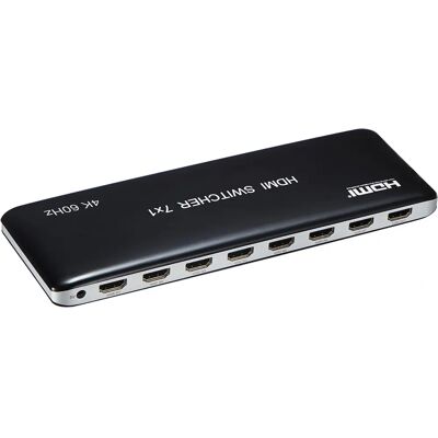 PremiumCord 4K@60Hz HDMI Umschalter 7:1 mit Fernbedienung PremiumCord 4K@60Hz HDMI Umschalter 7:1 mit Fernbedienung