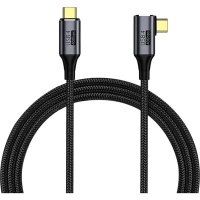 PremiumCord KU4CU08 USB 4.0 Kábel - USB-C (2,40 m) Fekete/Gyász PremiumCord KU4CU08 USB 4.0 Kábel - USB-C (2,40 m) Fekete/Gyász