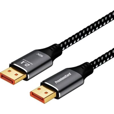 Fuego PREMIUMCORD DisplayPort Kabel - 16K@60Hz, 8K@120Hz, 1,5m Fuego PREMIUMCORD DisplayPort Kabel - 16K@60Hz, 8K@120Hz, 1,5m