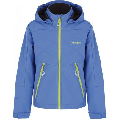 HUSKY Salex K Modrá softshellová bunda - Děti HUSKY Salex K Modrá softshellová bunda - Děti