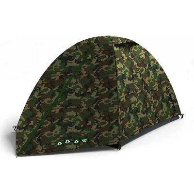 Tente Extérieure Husky - Camouflage Woodland - Léger & Imperméable - Publicité Tente Extérieure Husky - Camouflage Woodland - Léger & Imperméable - Publicité
