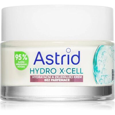 Astrid Hydro X-Cell hydratační a zklidňující krém pro citlivou pokožku - Pleťový krém Astrid Hydro X-Cell hydratační a zklidňující krém pro citlivou pokožku - Pleťový krém