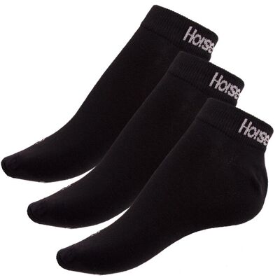 Horsefeathers Rapid 3-Pack Zokni - Fekete - Méret 41-44 - Uniszex Horsefeathers Rapid 3-Pack Zokni - Fekete - Méret 41-44 - Uniszex