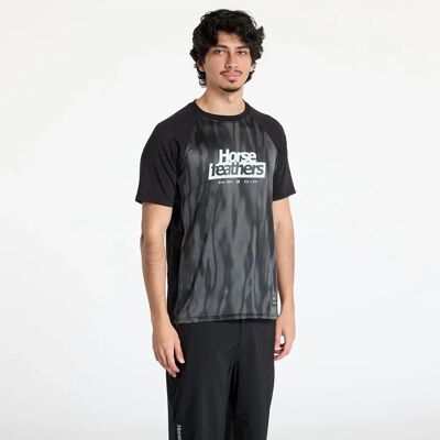Horsefeathers XS Halftone/Black Fahrrad-Shirt Horsefeathers XS Halftone/Black Fahrrad-Shirt