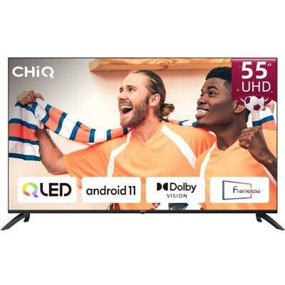 CHiQ U55QG7L 55-Zoll 4K Ultra HD Smart TV Schwarz CHiQ U55QG7L 55-Zoll 4K Ultra HD Smart TV Schwarz