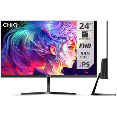 Moniteur Chiq 24 F650 - 24 pouces IPS FHD, 100Hz, sans cadre - Publicité Moniteur Chiq 24 F650 - 24 pouces IPS FHD, 100Hz, sans cadre - Publicité