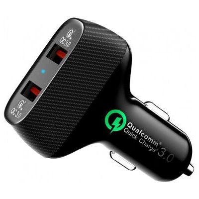 MK Floria MKF-QC3USB2 Auto-Ladegerät - Dual USB Schnellladung MK Floria MKF-QC3USB2 Auto-Ladegerät - Dual USB Schnellladung