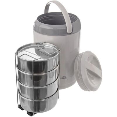 Orion Edelstahl Mehrstufiges Lunchbox - Hält Essen Warm Orion Edelstahl Mehrstufiges Lunchbox - Hält Essen Warm