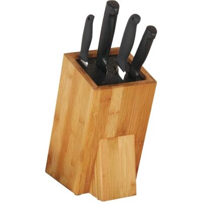 Supporto per coltelli in bambù ORION - Porta coltelli da cucina Supporto per coltelli in bambù ORION - Porta coltelli da cucina