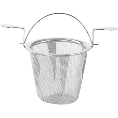 Filtre en acier inoxydable Orion pour thé et herbes - Convient pour tasse, verre, cruche - Publicité Filtre en acier inoxydable Orion pour thé et herbes - Convient pour tasse, verre, cruche - Publicité