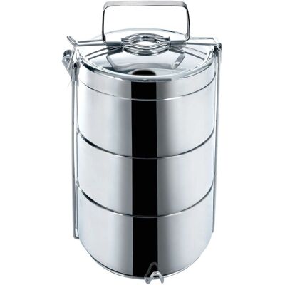 Orion Edelstahl Thermos Lunchbox - 3 Behälter Orion Edelstahl Thermos Lunchbox - 3 Behälter