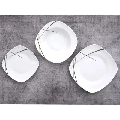 Zestaw naczyń Orion - 6 osób Porcelana Zestaw naczyń Orion - 6 osób Porcelana