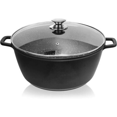 Casserole en granit Orion 32cm - Antiadhésive, Induction, 9,7L Casserole en granit Orion 32cm - Antiadhésive, Induction, 9,7L