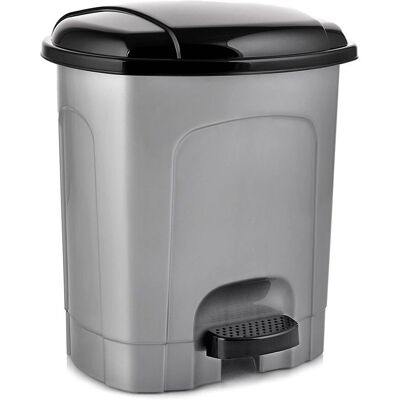 Orion - Pedal trash can 21L - Grigio - Plastica - Trash can Orion - Pedal trash can 21L - Grigio - Plastica - Trash can