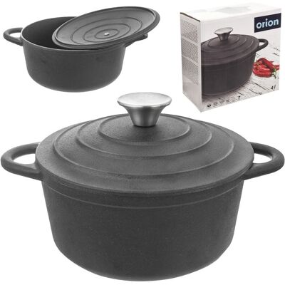 Orion Gusseisen Topf 23cm - Schwer & Langlebig Orion Gusseisen Topf 23cm - Schwer & Langlebig