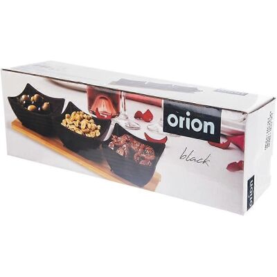 Orion Setti 3 Mustaa Posliinimukia - Tarjoilutarvikkeet Orion Setti 3 Mustaa Posliinimukia - Tarjoilutarvikkeet