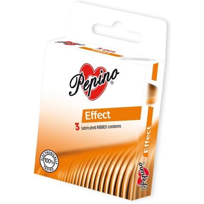 Pepino Effect Condoms - Ribbed, Lubricated, Easy Apply - Condoms Pepino Effect Condoms - Ribbed, Lubricated, Easy Apply - Condoms