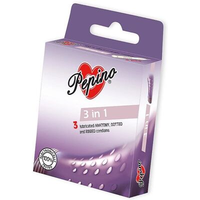 Pepino 3 in 1 condoms - Condoms for Men Pepino 3 in 1 condoms - Condoms for Men