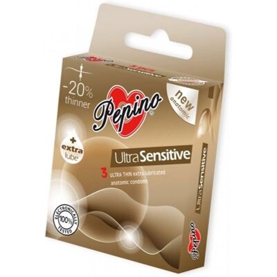 Pepino Ultra Sensitive Condoms - 3 pcs Pepino Ultra Sensitive Condoms - 3 pcs