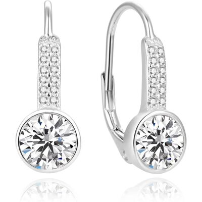 Beneto AGUC2424L - Silber Ohrringe mit Zirkonen Beneto AGUC2424L - Silber Ohrringe mit Zirkonen