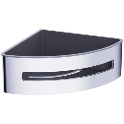 Cestino angolare doccia in acciaio inox Swiss Aqua Technologies - Nero e Cromo Cestino angolare doccia in acciaio inox Swiss Aqua Technologies - Nero e Cromo