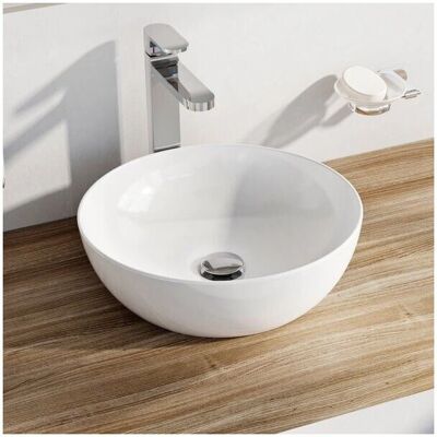 Lavabo de encimera Ravak Uni - Cuadrado Cerámica 40cm - Lavabo Lavabo de encimera Ravak Uni - Cuadrado Cerámica 40cm - Lavabo